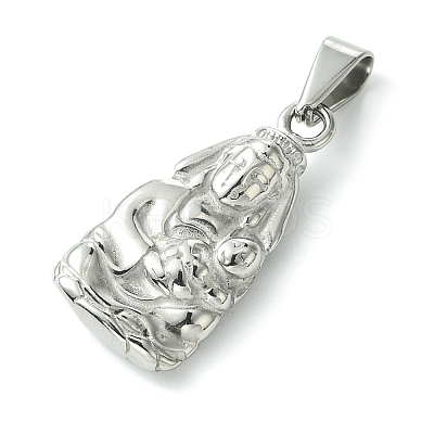 Non-Tarnish 304 Stainless Steel Pendants STAS-L275-15P-1