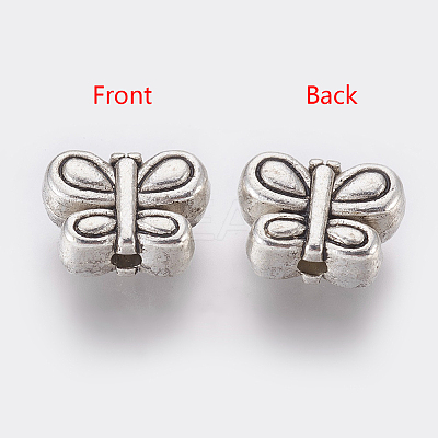 Tibetan Style Alloy Beads X-TIBEB-6715-AS-R-1