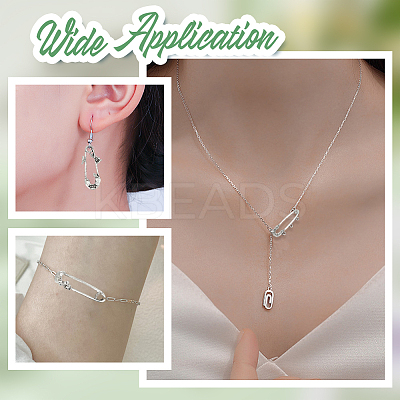 DIY Paper Clip Jewelry Making Finding Kits DIY-AR0004-10-1