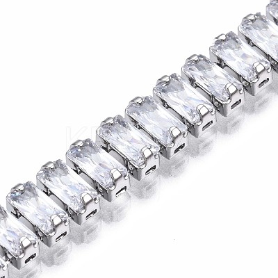 Cubic Zirconia Classic Tennis Bracelet ZIRC-S067-073A-NF-1