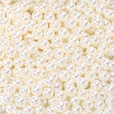 Imitation Pearl Acrylic Beads PEAR-LT0001-02C-1