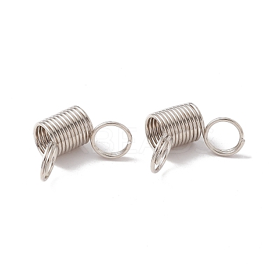 Non-Tarnish 201 Stainless Steel Mini Spring Bead Clamps for Beading Jewelry Making TOOL-G018-01P-1