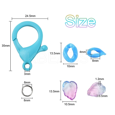 DIY Masks/Glass Chains Making Kits DIY-YW0002-74A-1
