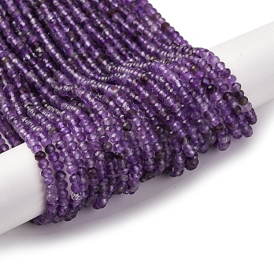 Natural Amethyst Beads Strands G-N342-24-01-1