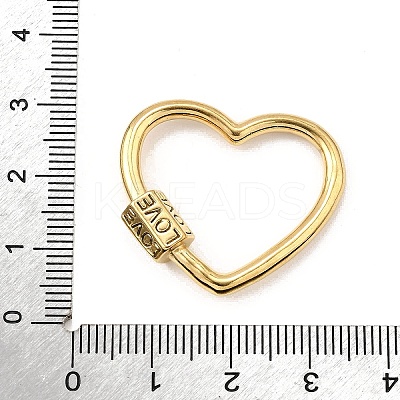 304 Stainless Steel Keychain Clasps STAS-Z135-02G-1