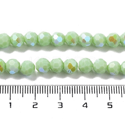 Opaque Glass Beads Strands EGLA-A035-P6mm-L20-1