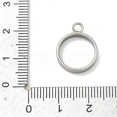 304 Stainless Steel Open Back Bezel Pendants STAS-B126-06A-P-1