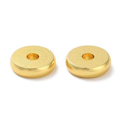 Rack Plating Brass Spacer Beads KK-F090-17G-02-1