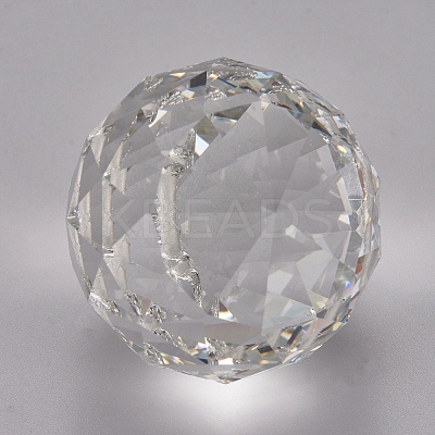 Transparent K9 Glass Pendants GLAA-WH0015-35C-1