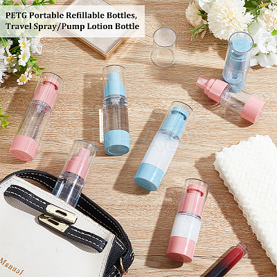8Pcs 8 Styles PETG Portable Refillable Bottles FIND-OC0002-80-1