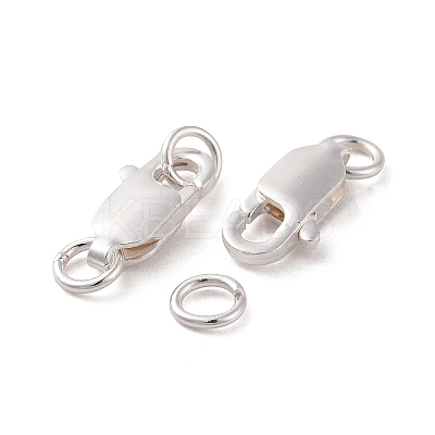 925 Sterling Silver Lobster Claw Clasps STER-A001-43-1
