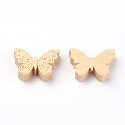 Unfinished Wood Beads WOOD-S037-071-1