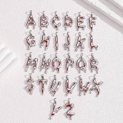 304 Stainless Steel Enamel Pendants STAS-Z174-01P-1