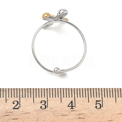 304 Stainless Steel Cuff Rings RJEW-D338-03B-GP-1