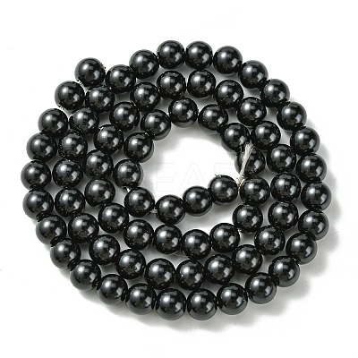 Eco-Friendly Dyed Glass Pearl Round Beads Strands HY-A002-6mm-RB080-1