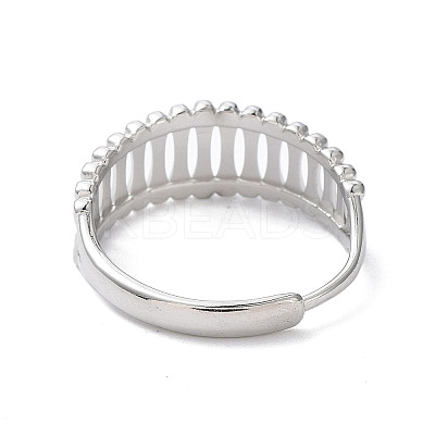 Non-Tarnish 304 Stainless Steel Hollow Adjustable Rings RJEW-D006-27P-1
