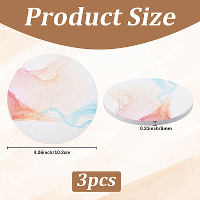 3Pcs Porcelain Cup Mats PORC-DJ0001-01A-1