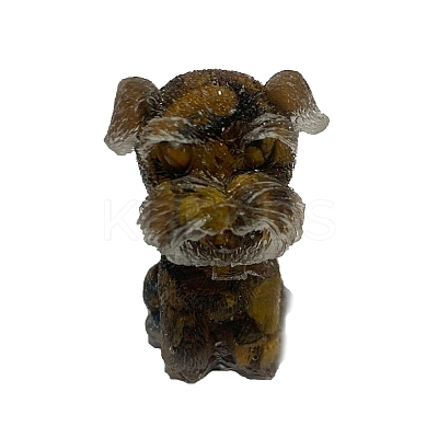 Resin Dog Display Decoration PW-WG36855-09-1