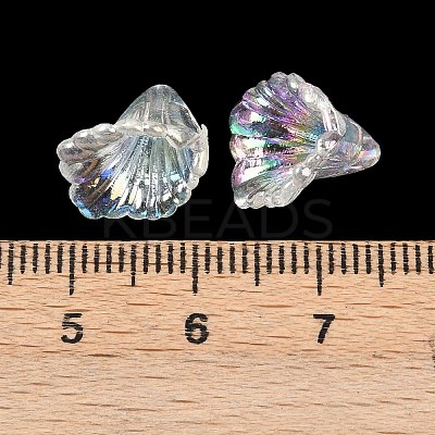 Transparent Acrylic Bead Caps OACR-G054-03-M-1