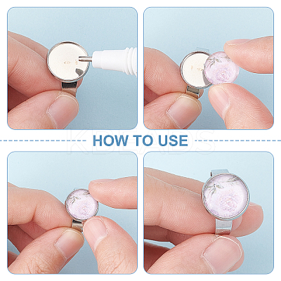 DIY Blank Dome Adjustable Ring Making Kit STAS-DC0010-83-1