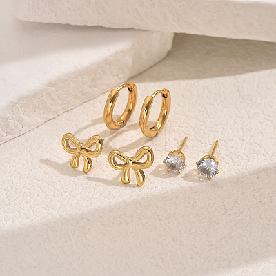 Fashionable Stainless Steel Earring Sets VM9083-2-1
