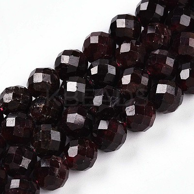 Natural Garnet Beads Strands G-S345-8mm-37-1