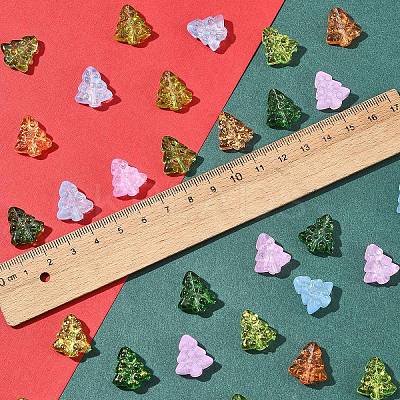 40Pcs Dyed & Heated Glass Beads GLAA-FS0001-88A-1