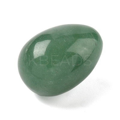 Natural Green Aventurine Egg Shape Display Decorations G-Z094-01K-1