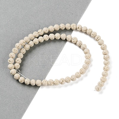 Synthetic Lava Rock Dyed Beads Strands G-H311-08A-04-1