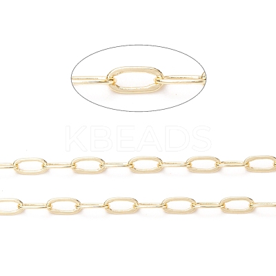 Brass Paperclip Chains CHC-I036-26G-1