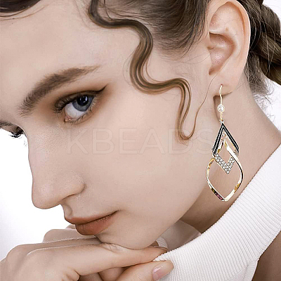 12Pcs Brass Earring Hooks KK-BC0008-48-1