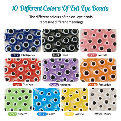 DIY Evil Eye Bracelet Making Kit DIY-TA0004-42-1