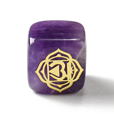 7Pcs 7 Styles Natural Amethyst Beads G-H272-08G-1