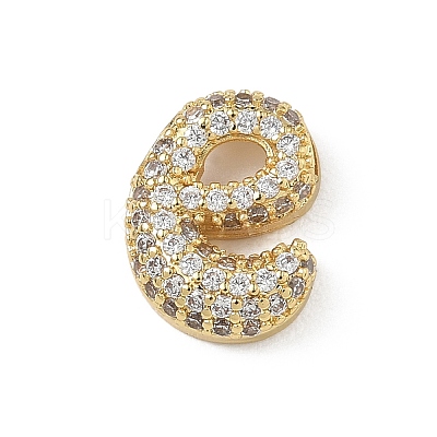 Brass Micro Pave Cubic Zirconia Pendants KK-A300-02G-E-1