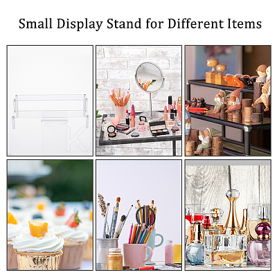 2-Tier Acrylic Organizer Display Riser Rack ODIS-WH0070-11B-02-1