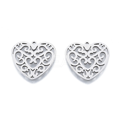 Non-Tarnish 201 Stainless Steel Pendant STAS-B027-33P-1