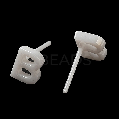 Hypoallergenic Bioceramics Zirconia Ceramic Stud Earrings EJEW-F340-04B-1