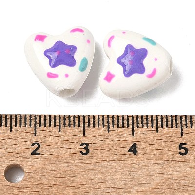 Handmade Porcelain Enamel Beads PORC-K011-02F-1