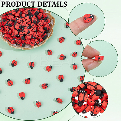 300Pcs Handmade Polymer Clay Bead CLAY-PA0001-45-1