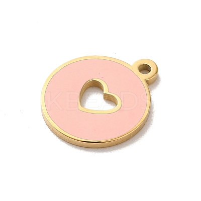 304 Stainless Steel Enamel Charms STAS-B074-03G-04-1