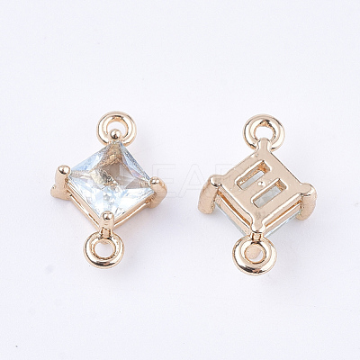 Transparent Glass Links connectors X-GLAA-T007-14G-1