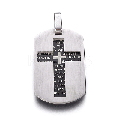 304 Stainless Steel Pendants STAS-G195-29C-1