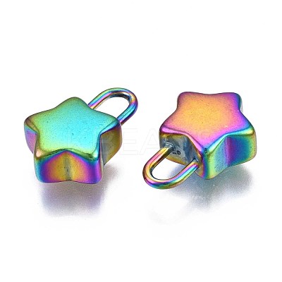 Ion Plating(IP) 304 Stainless Steel Pendants STAS-S119-087-1