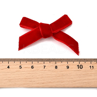 20Pcs 5 Colors Velvet Bowknot Costume Accessories DIY-FP0001-66-1