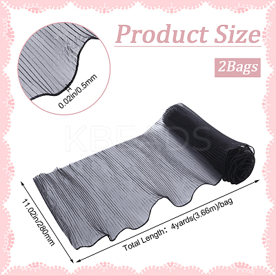 2 Bags Organza Flower Bouquet Wrapping Paper DIY-GF0009-61B-02-1