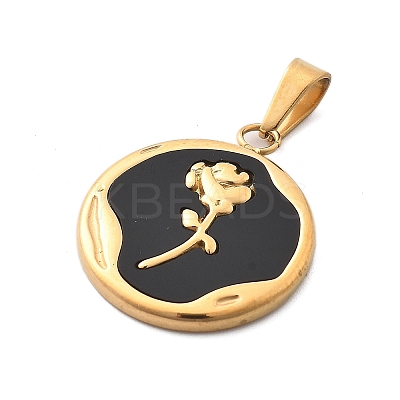 Plastic Pendants STAS-P378-03G-01-1