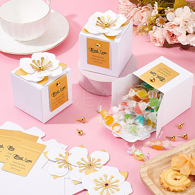 Folding Square Paper Candy Boxes CBOX-WH0001-E01-1
