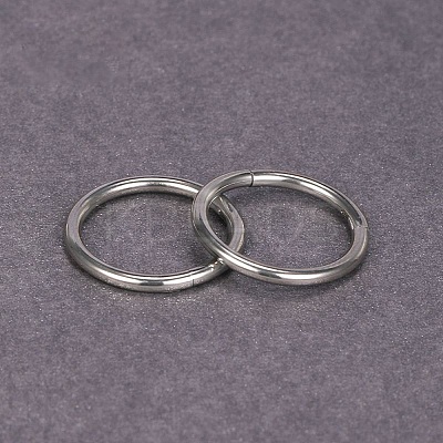 316L Surgical Stainless Steel Hoop Cartilage Earrings WGB51CA-36-1