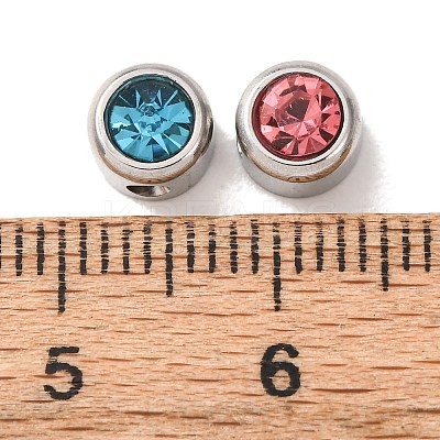 304 Stainless Steel Rhinestone Beads SA-CBAAA8B-03P-1