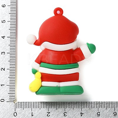 Christmas Theme PVC Plastic Pendants FIND-I059-01G-1